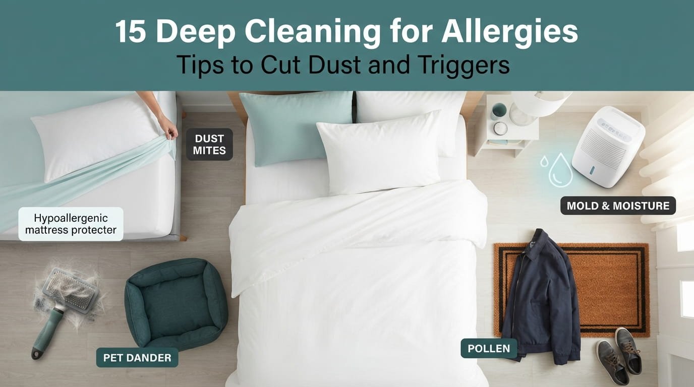 Deep Cleaning for Allergies: Reduce Dust and Allergens in Your Home