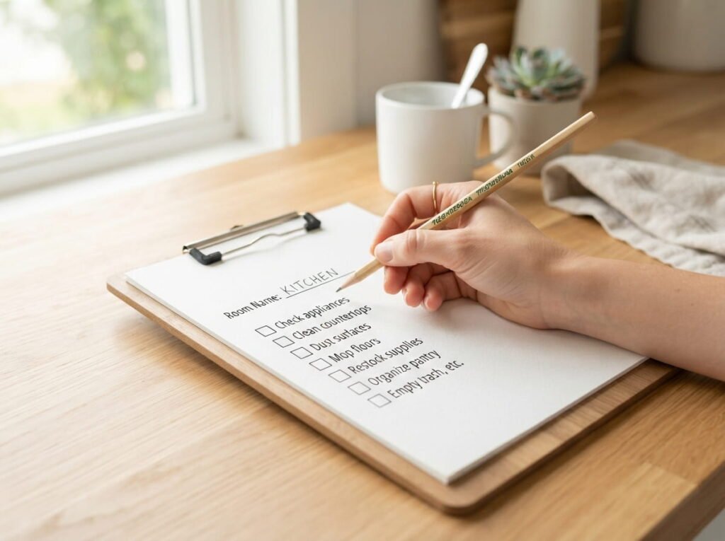 Checklist_on_counter_