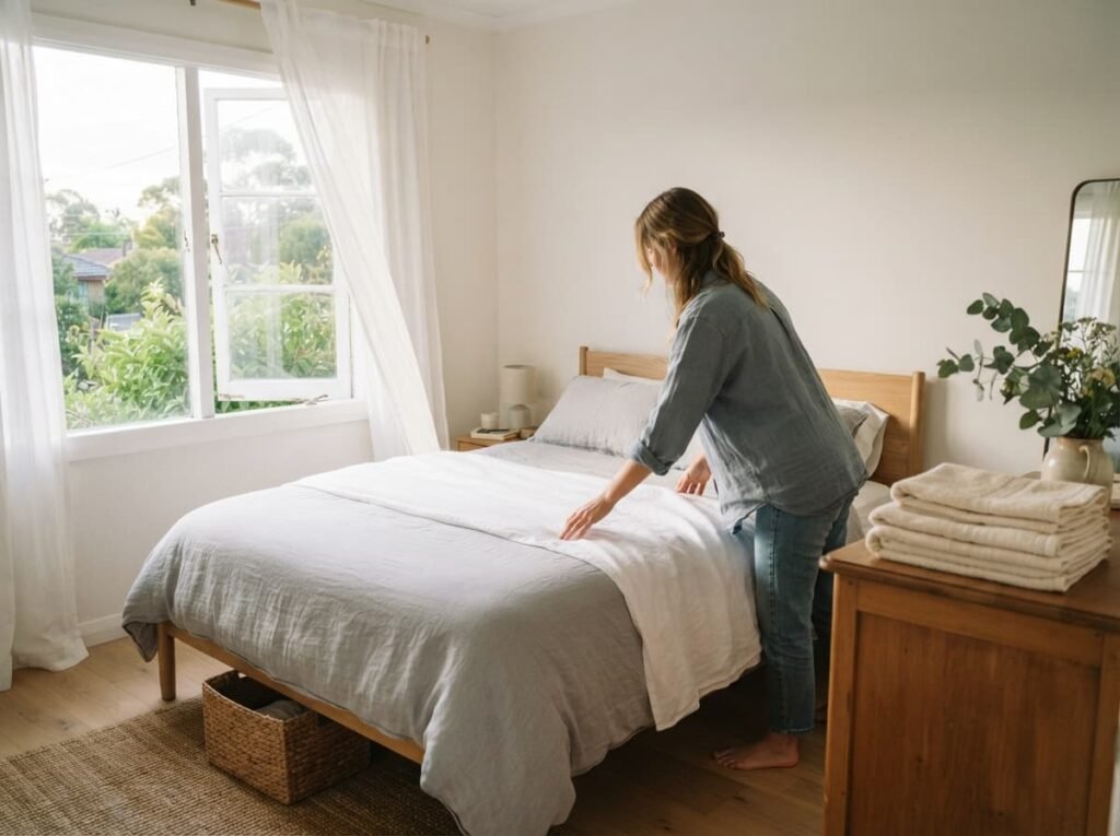 Fresh_sheets_placed