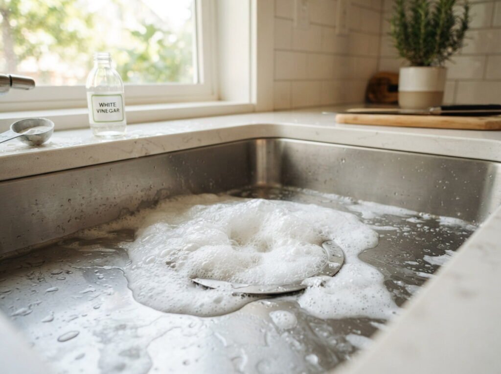 Deep Clean Your Sink and Disinfect the Drain