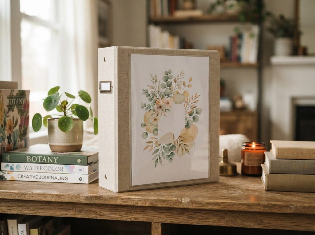 Consider a Binder With a Clear Front Pocket for Customizing the Cover