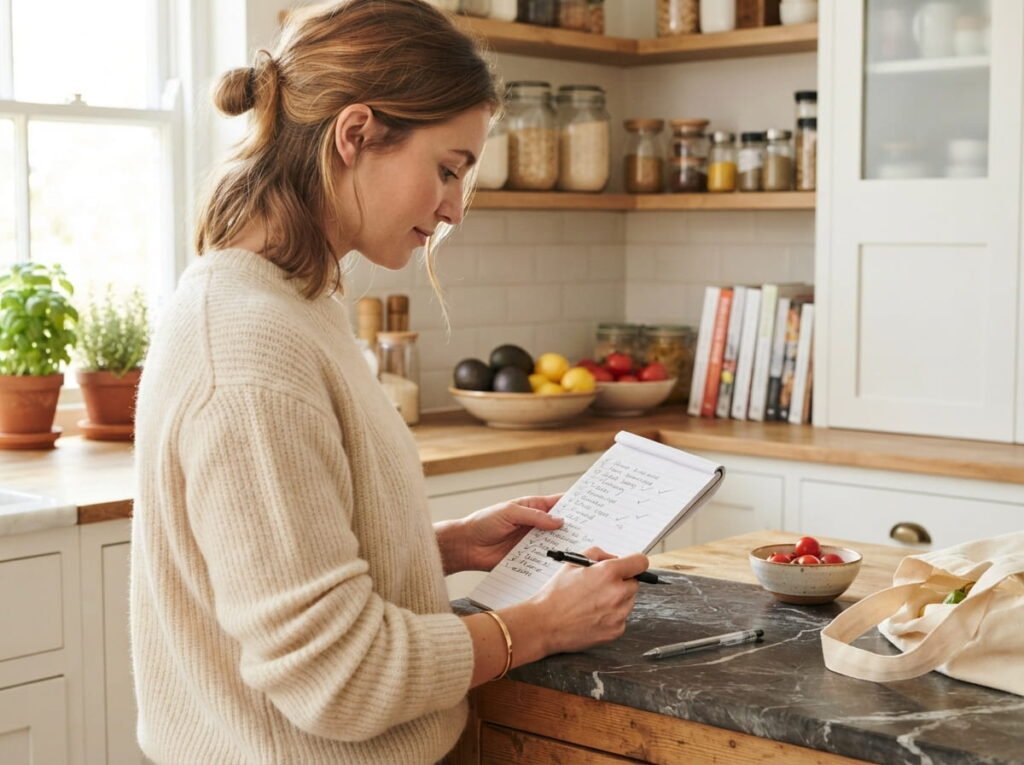 Building a Shopping List Before You Go So You're Not Buying on Impulse