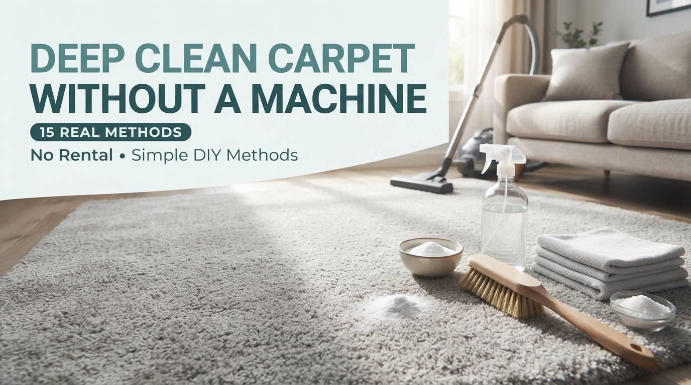 Cleaning_carpet_without machine