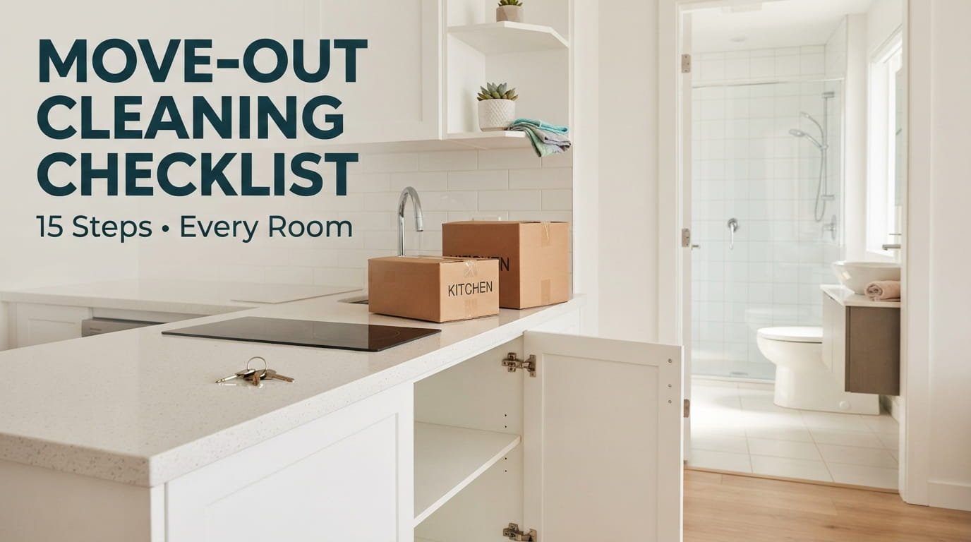 15 Step Move Out Cleaning Checklist for Every Room