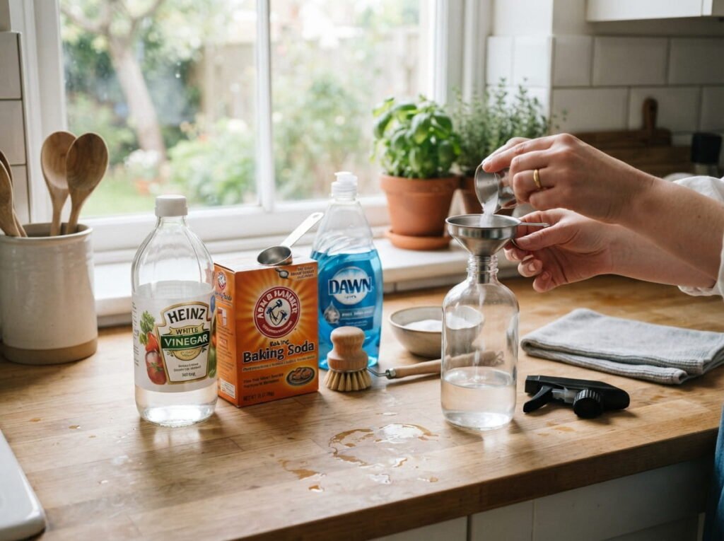 Making Your Own Cleaners From Pantry Staples Instead of Buying New Bottles