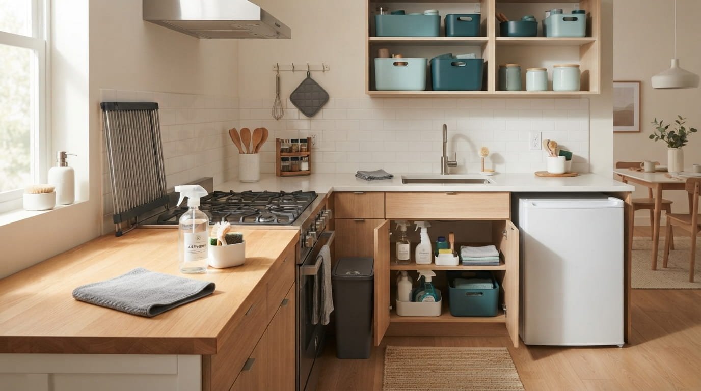 Small Kitchen Cleaning Ideas for Apartments