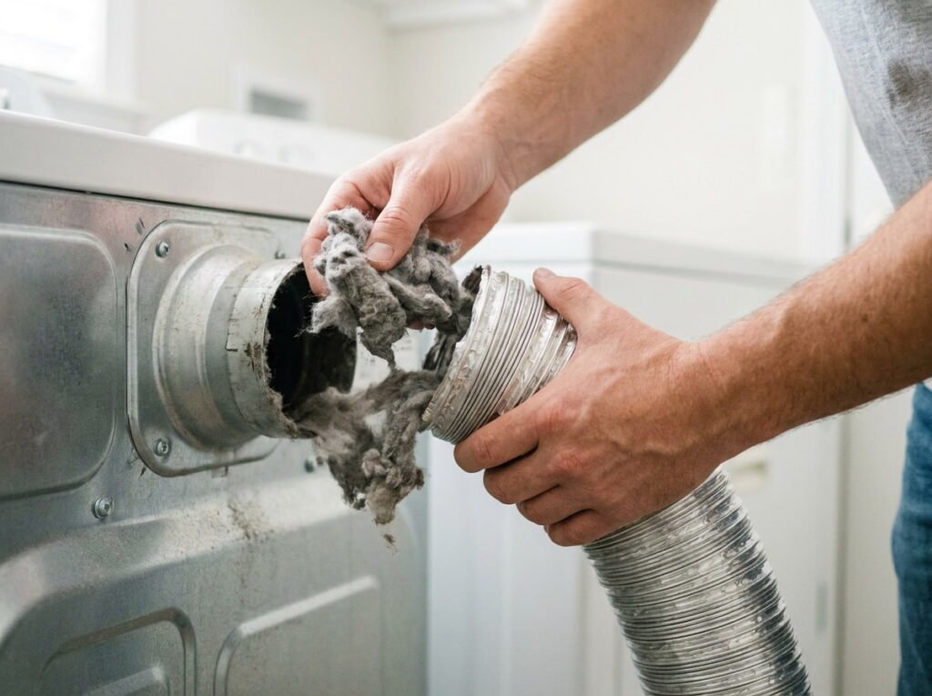 Wipe Down and Inspect Your Dryer Vent