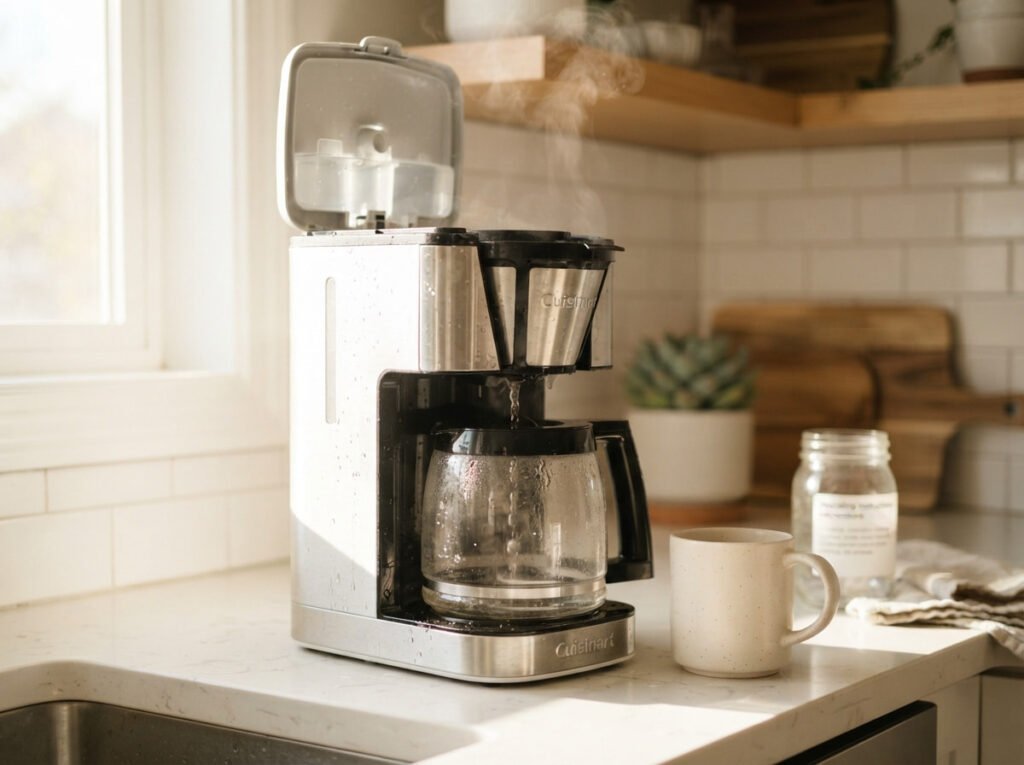 The Vinegar Trick That Descales a Coffee Maker Without Buying a Cleaner