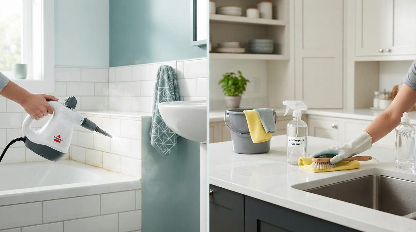 Steam Clean vs Deep Clean: Which One Actually Gets Your House Cleaner