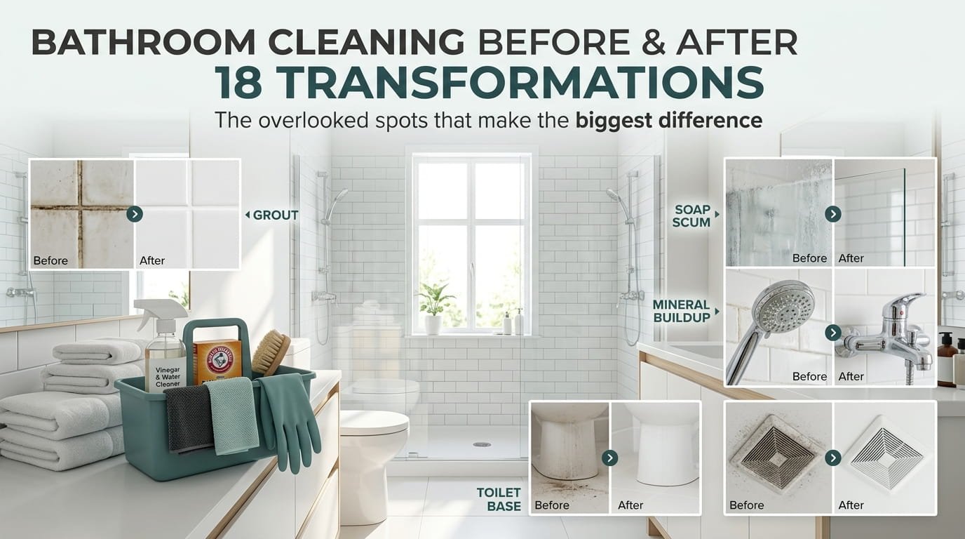 Bathroom Cleaning Before and After: 18 Transformations Worth Seeing