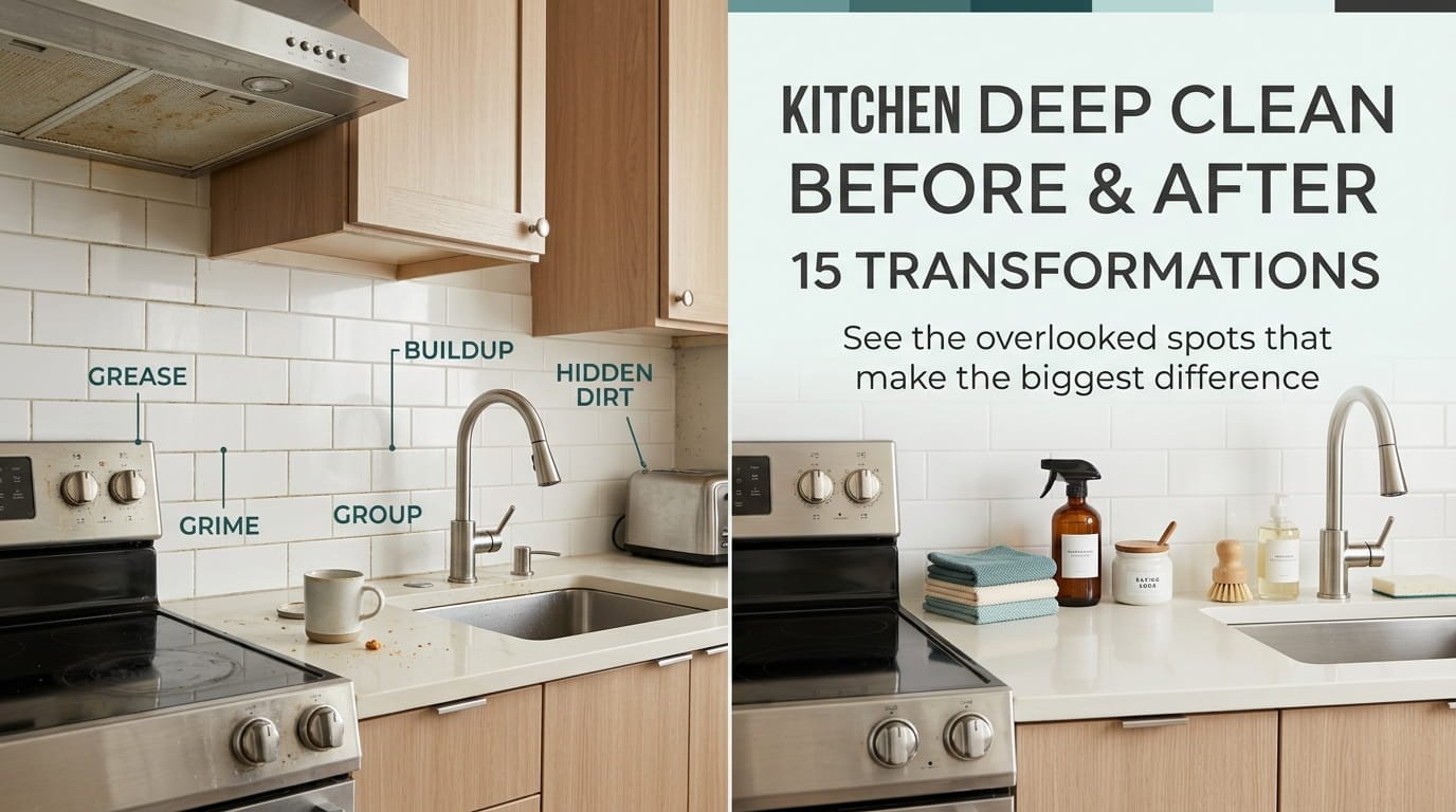 Kitchen Deep Clean Before and After: 15 Transformations That Actually Show the Difference