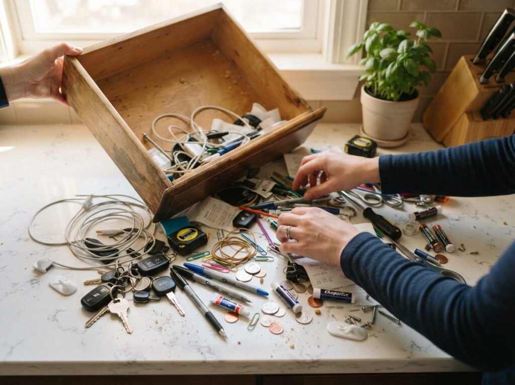Start With One Junk Drawer, Not the Whole Kitchen