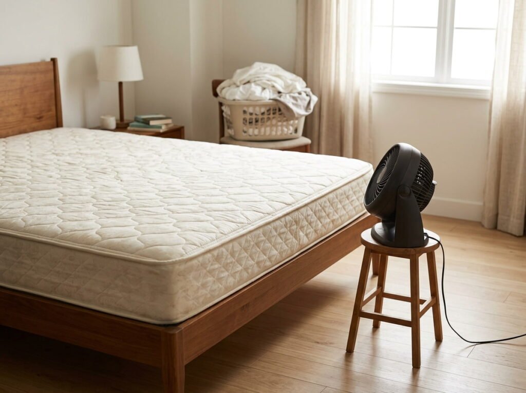 Open a Window or Run a Fan to Speed Up Drying Time