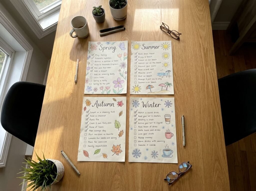 Set a Full Year Review Once You've Gone Through All Four Seasons