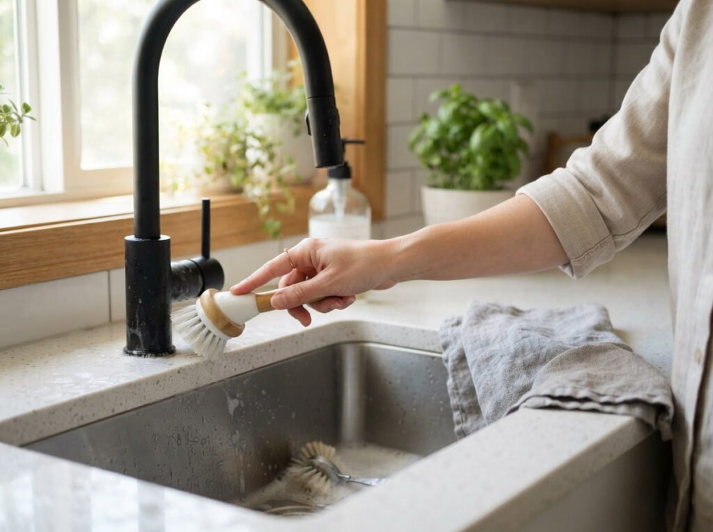 Sink and Faucet