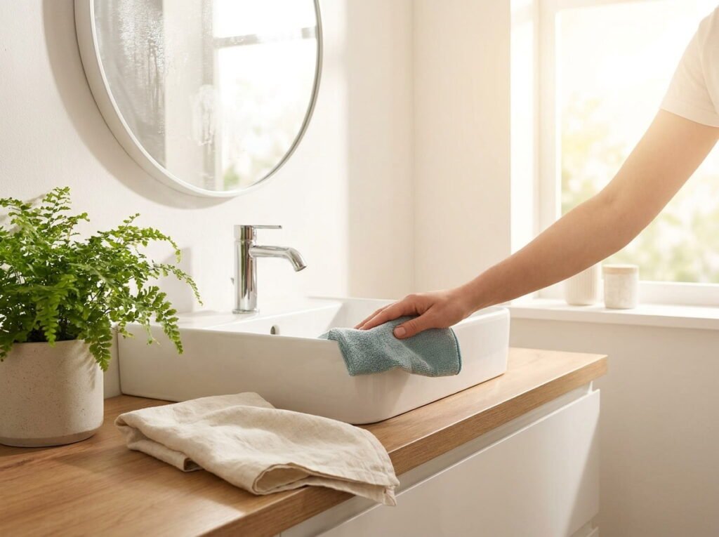 Morning Bathroom Wipe