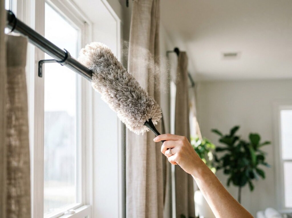 Curtain Rod Dust