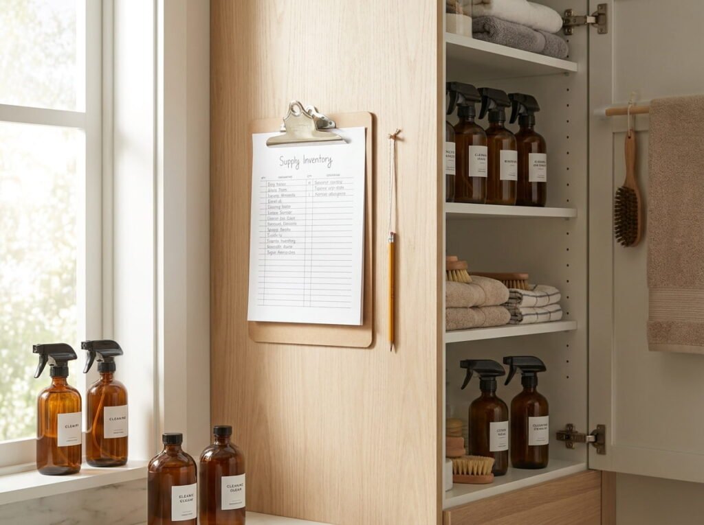 Adding a Supply Inventory Sheet So You Know What's Running Low