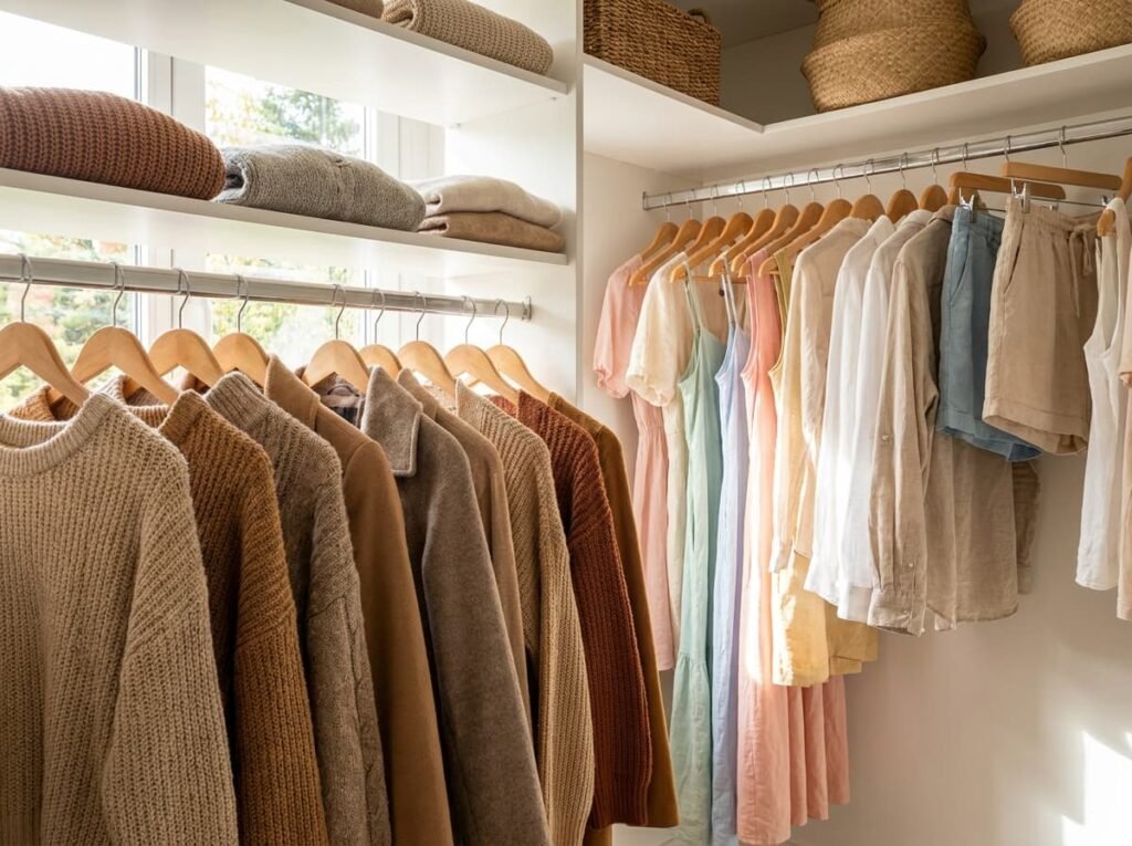 Rotate Your Closet From Summer to Fall Clothing