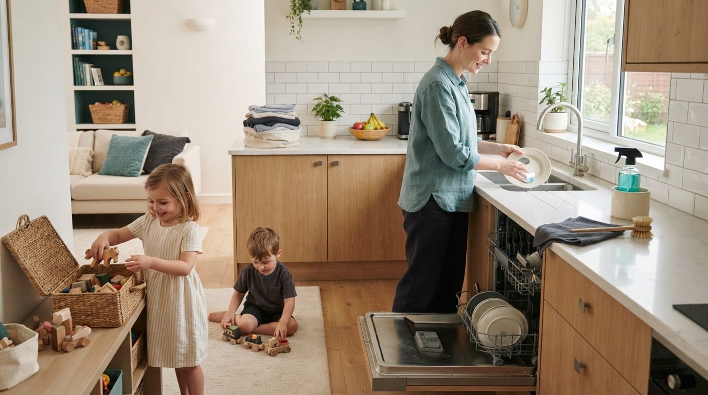 How to Keep Your House Clean With Kids Underfoot