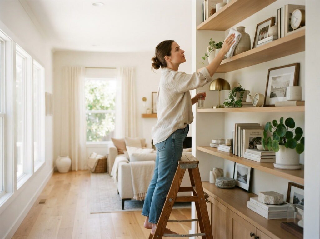 Work Top to Bottom in Every Room