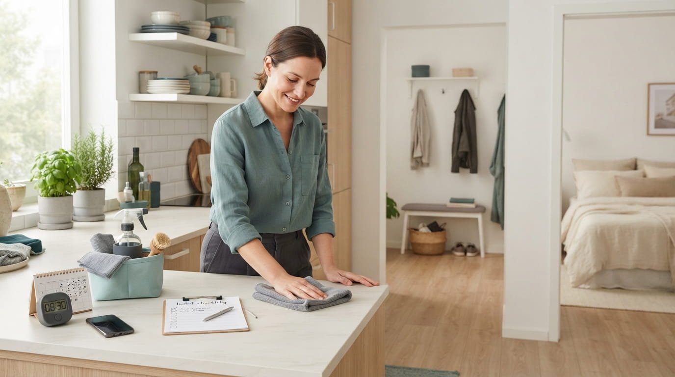 How to Build a Daily Cleaning Routine That Actually Sticks