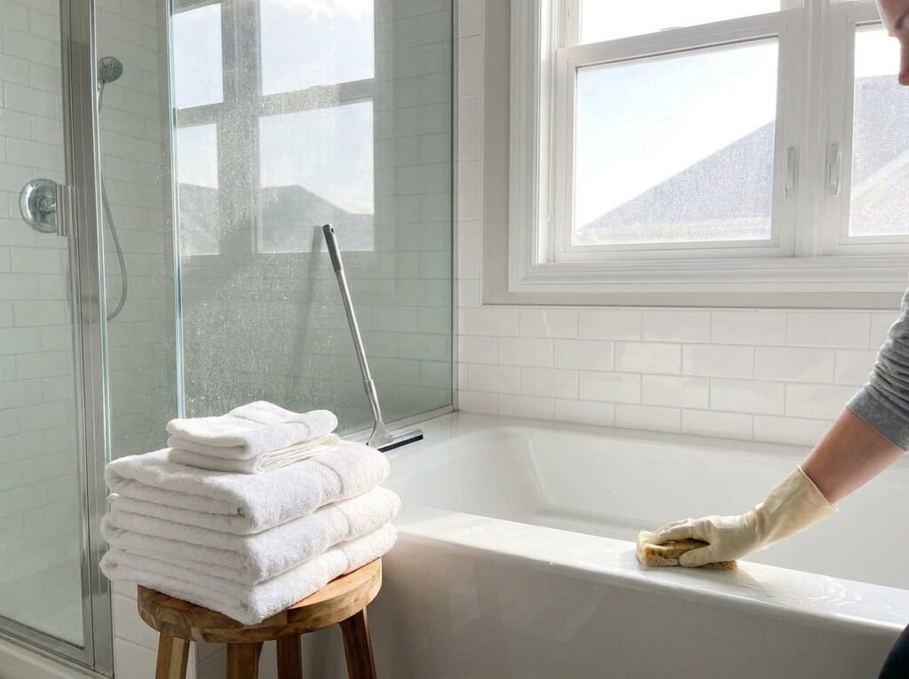 One Week Out, The Bathroom Deep Clean That Needs to Happen Before Guests Arrive