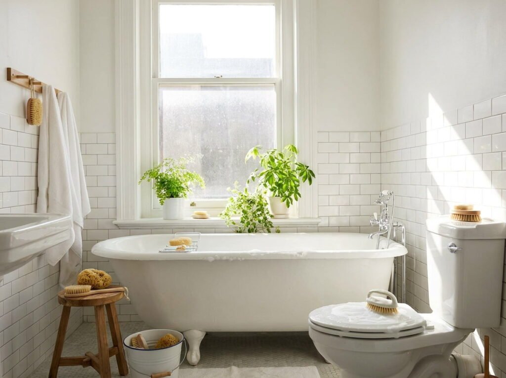 Scrub the Toilet, Tub, and Sink Before Your First Shower