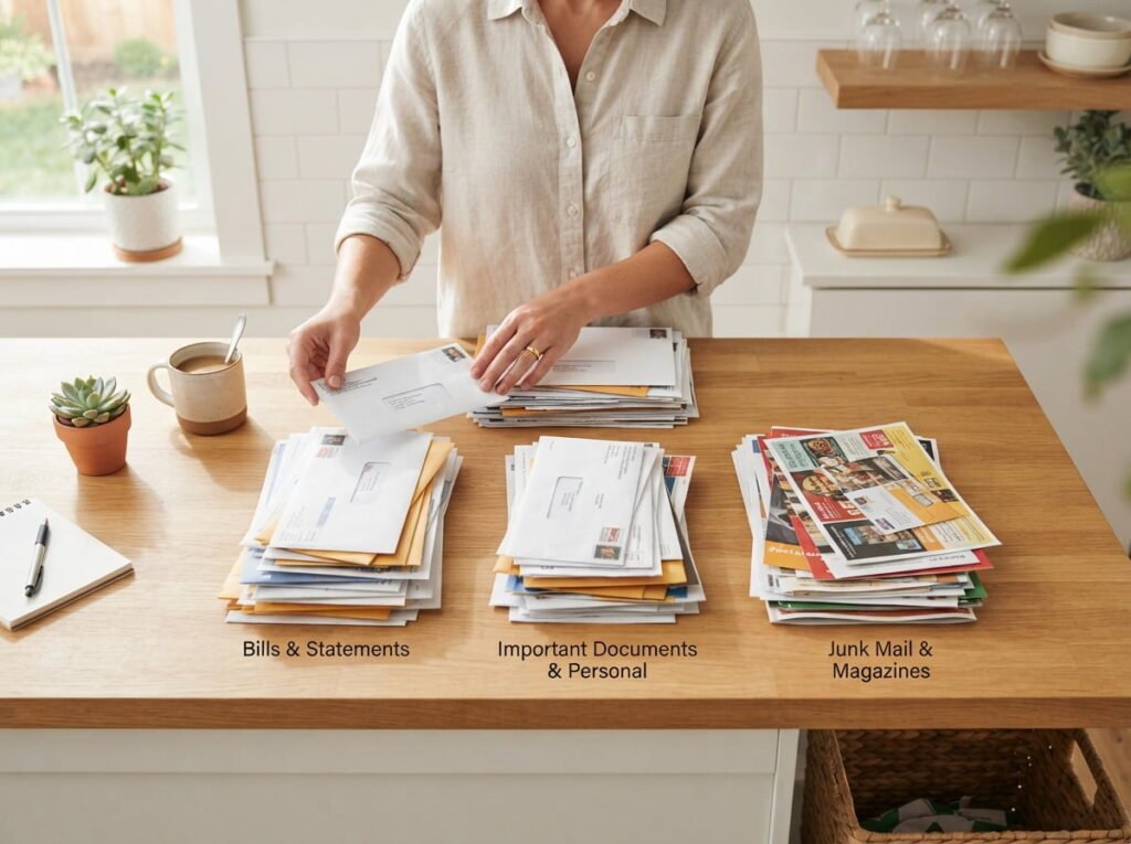 Tackle the Pile of Mail and Papers on Your Counter