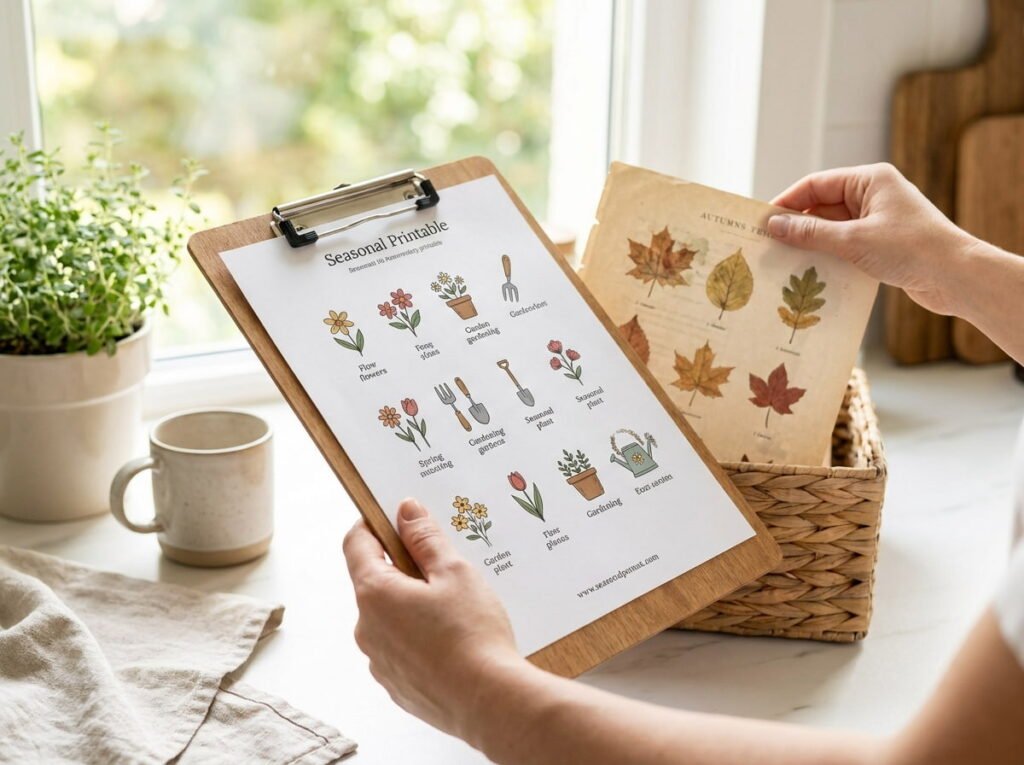 Why a Seasonal Task Printable Keeps the Board From Feeling Repetitive