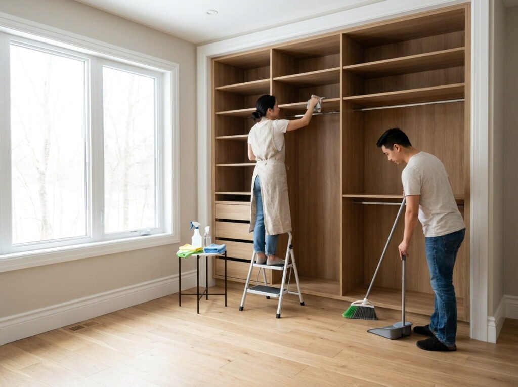 Deep Clean Closets Before Hanging Anything Up