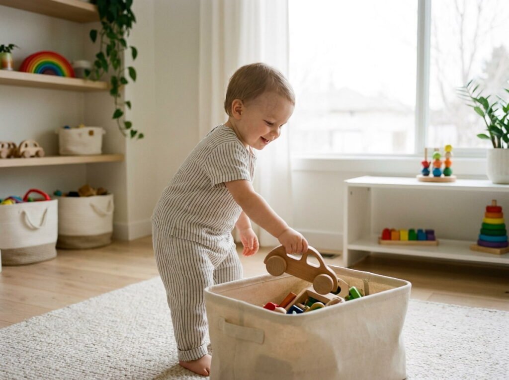 Use Bins Kids Can Actually Open and Close Themselves