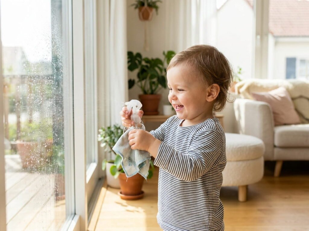 Involve Toddlers in Cleaning With Tasks That Feel Like Play