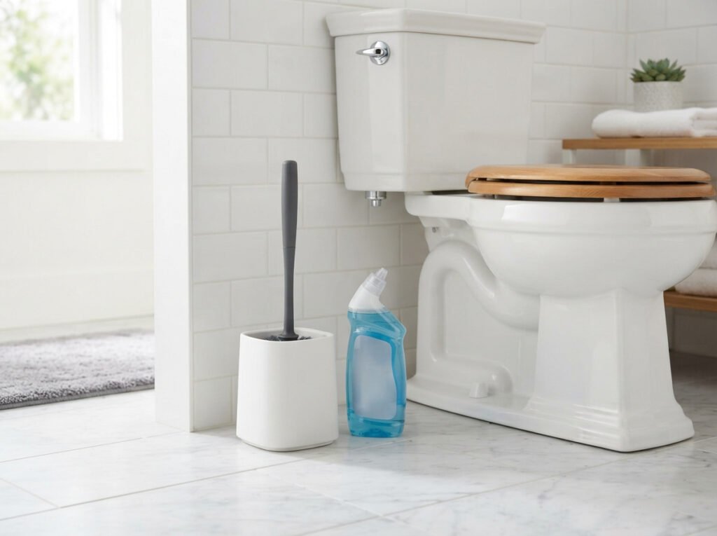Toilet Brush and Cleaner