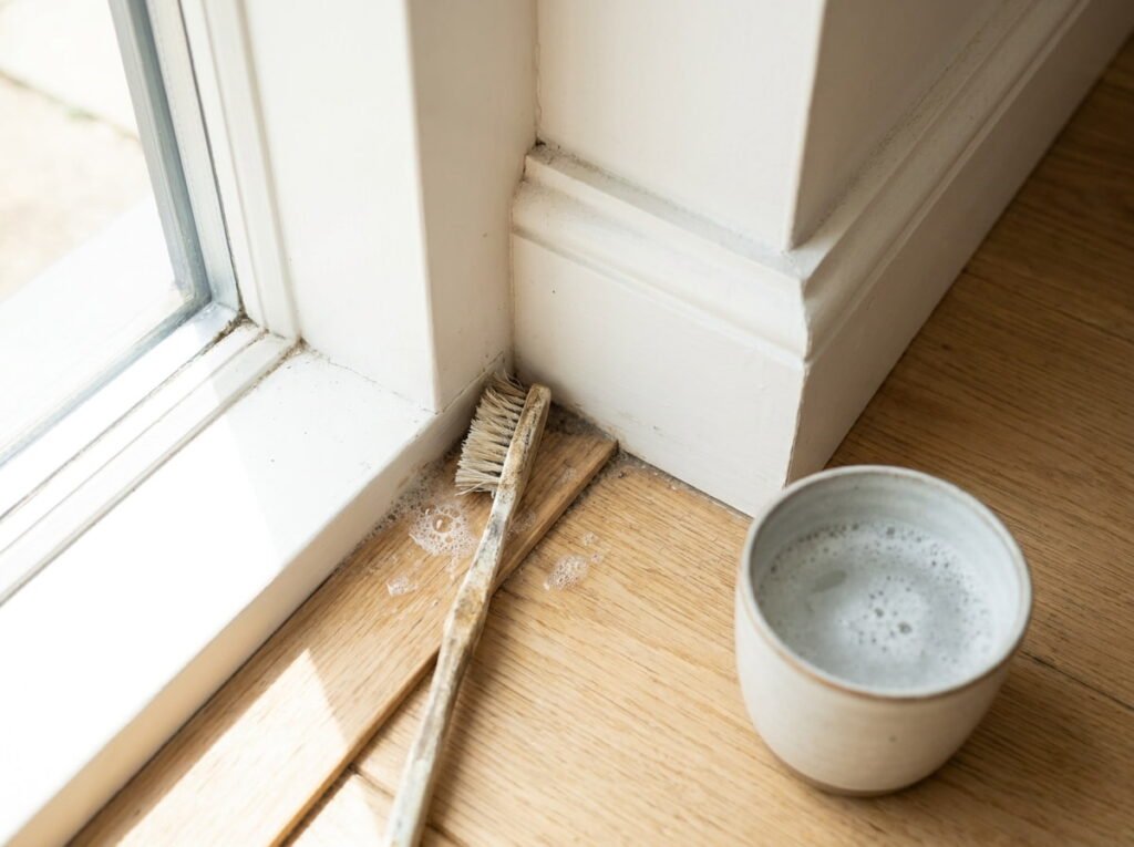 Why a Toothbrush Beats a Rag for Baseboard Corners and Tight Joints