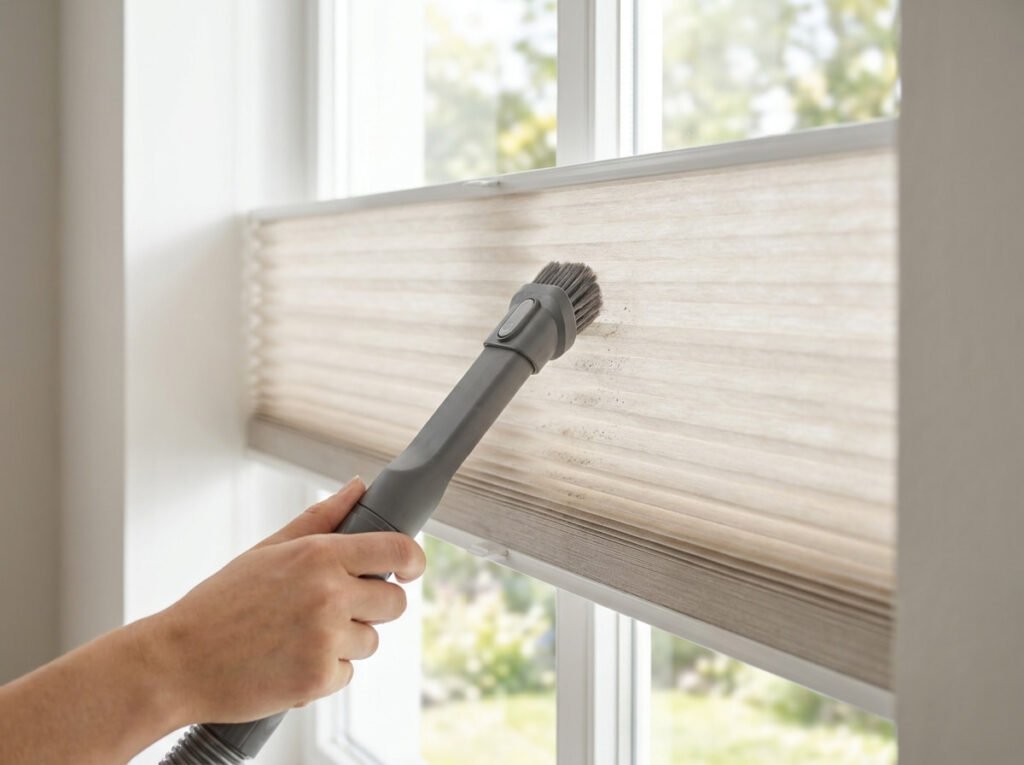 Cellular Shades Vacuuming