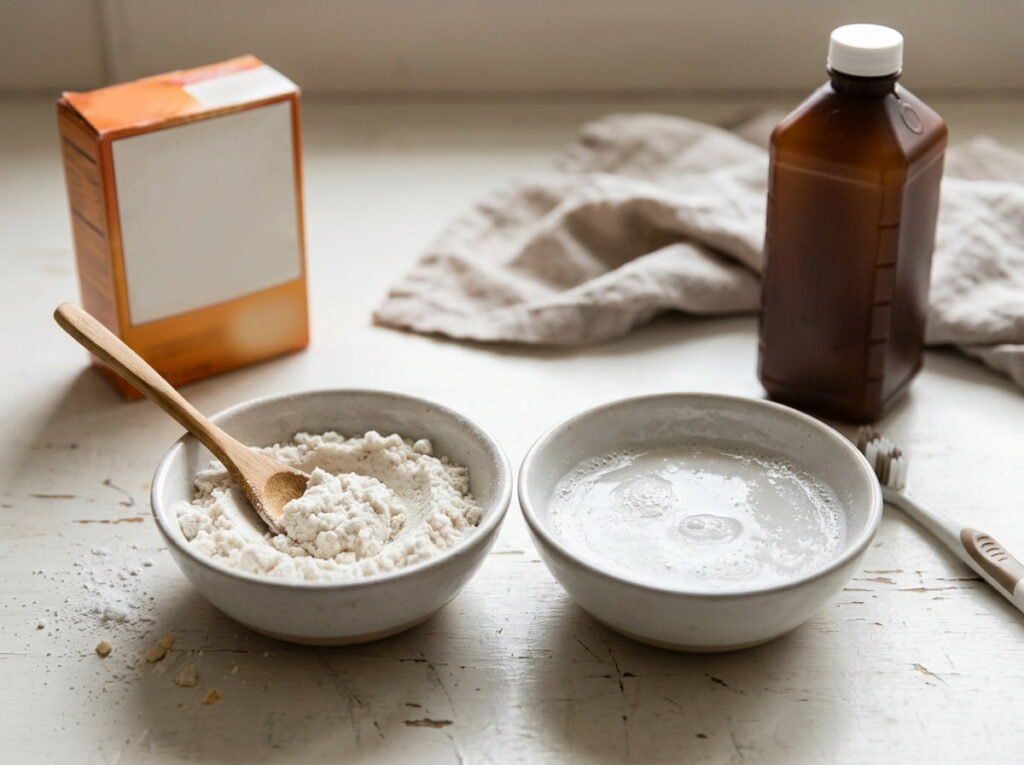 Match the Paste to the Stain: Baking Soda or Hydrogen Peroxide