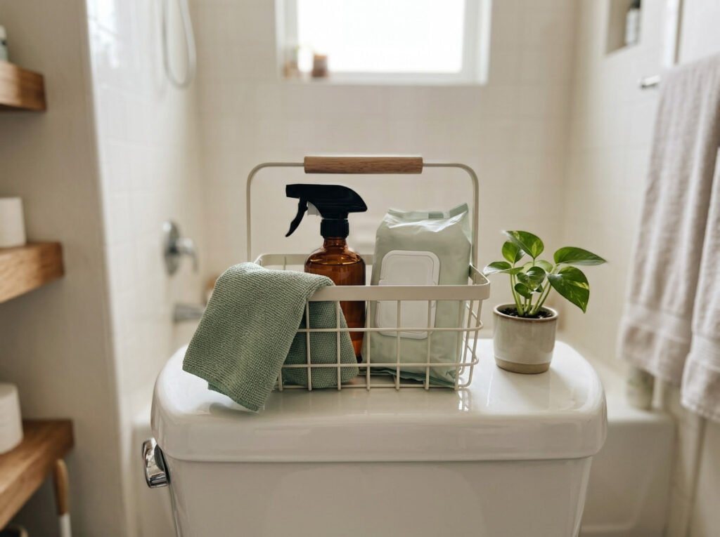Pack a Mini Caddy for the 2 Minute Daily Wipe Down