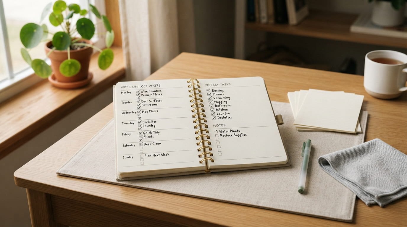 Where to Buy a Cleaning Routine Tracker That Actually Sticks