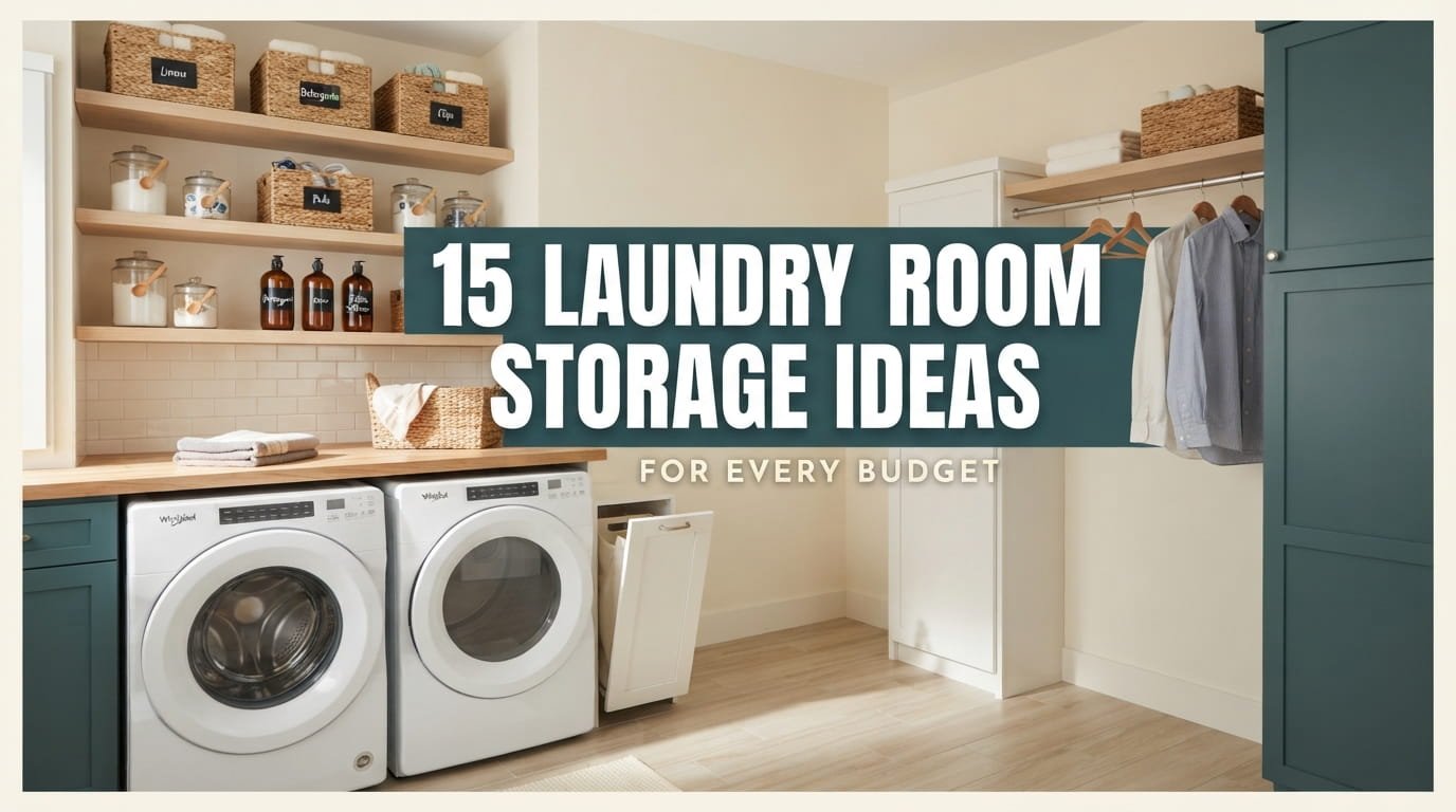 15 Laundry Room Storage Ideas for Every Budget