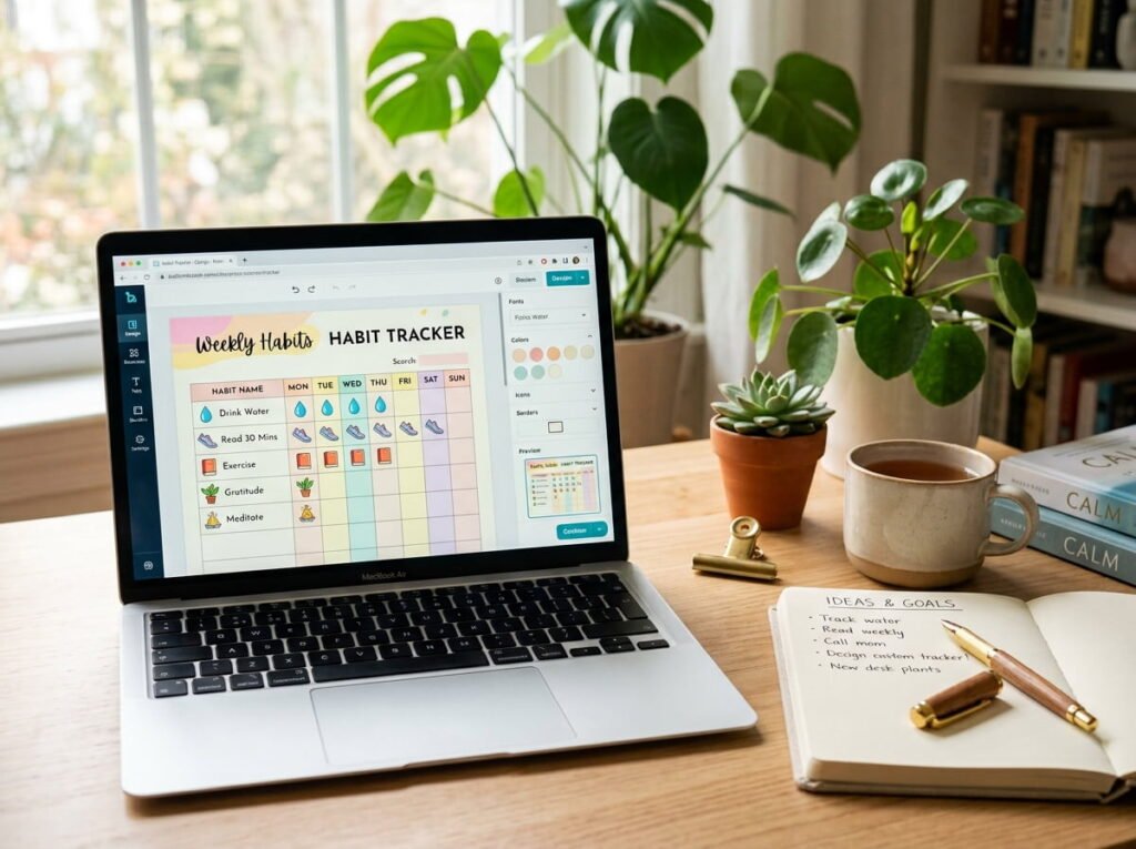 Online Print on Demand Shops for a Tracker Designed Around Your Exact Routine