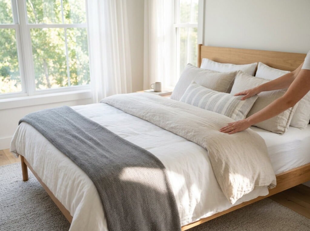 Make the Bed Before You Leave the Bedroom