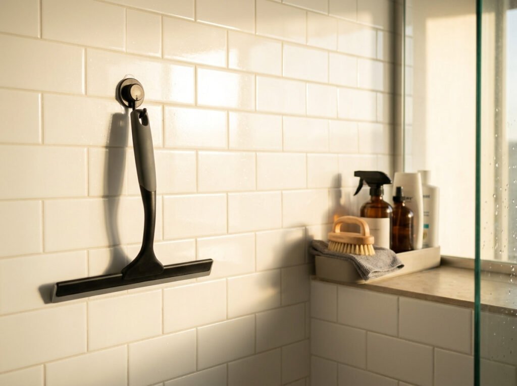 Build a Quick Squeegee and Monthly Touch Up Habit